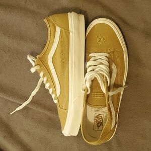 Vans Vans Old Skool Tapered Eco Theory Peace Leaf Mustard Gold
